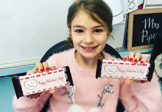 Maddie Aldridge, Britney Spears unokahúga már az iskolába is mehetett