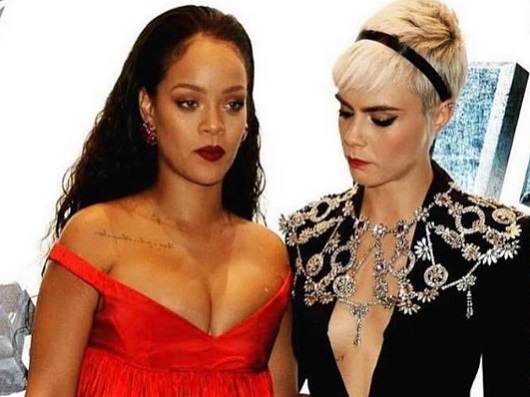 Rihanna &eacute;s Cara Delevingne k&ouml;z&ouml;s filmj&uuml;k bemutat&oacute;j&aacute;n