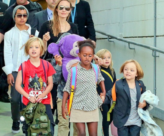 Angelina Jolie és a gyerekek